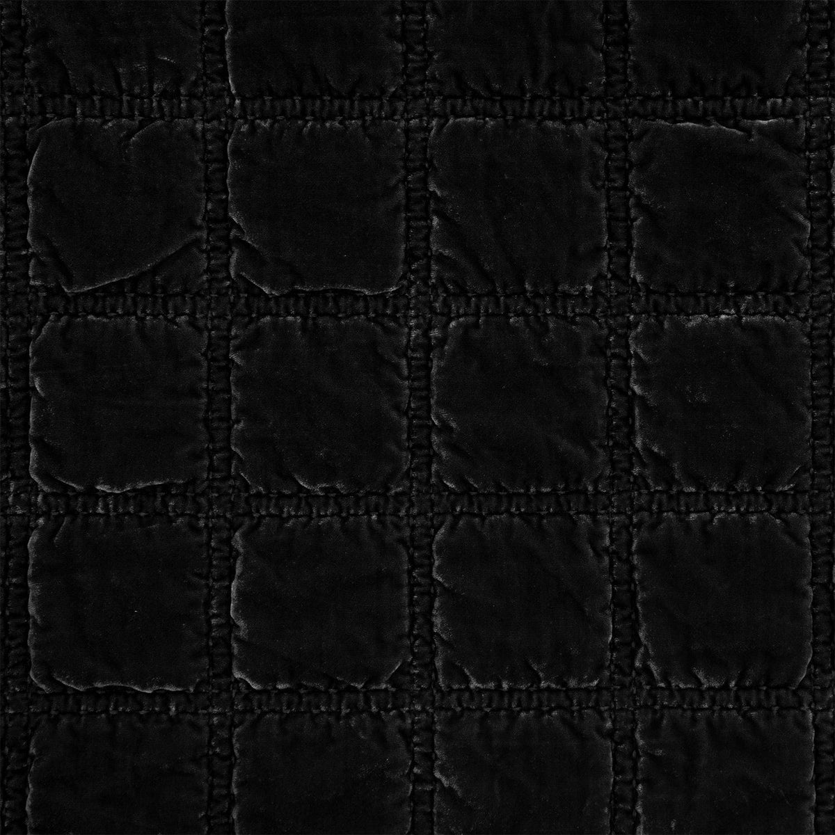 Stella Faux Silk Velvet Double Box Stitch Throw