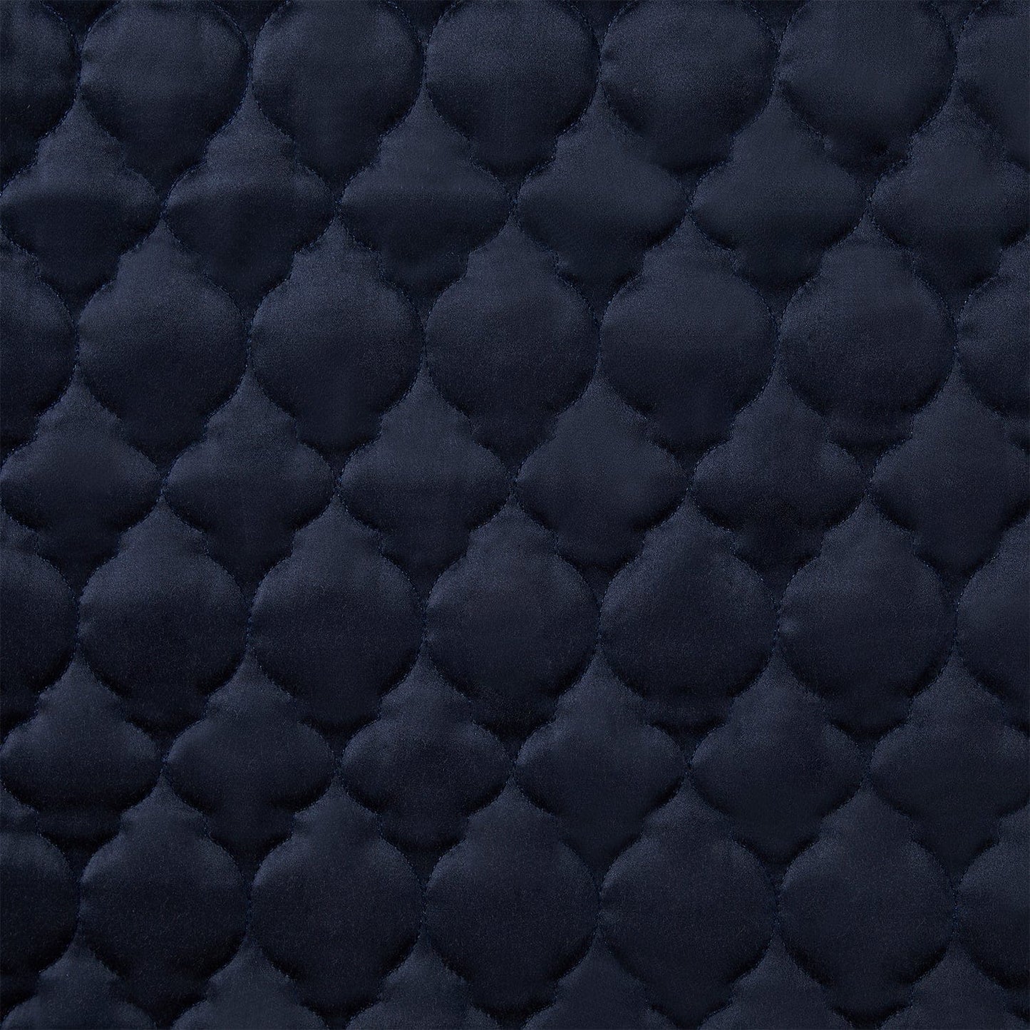 High Shine Satin Quatrefoil Quilt Pillow Sham Set, 2 Pc