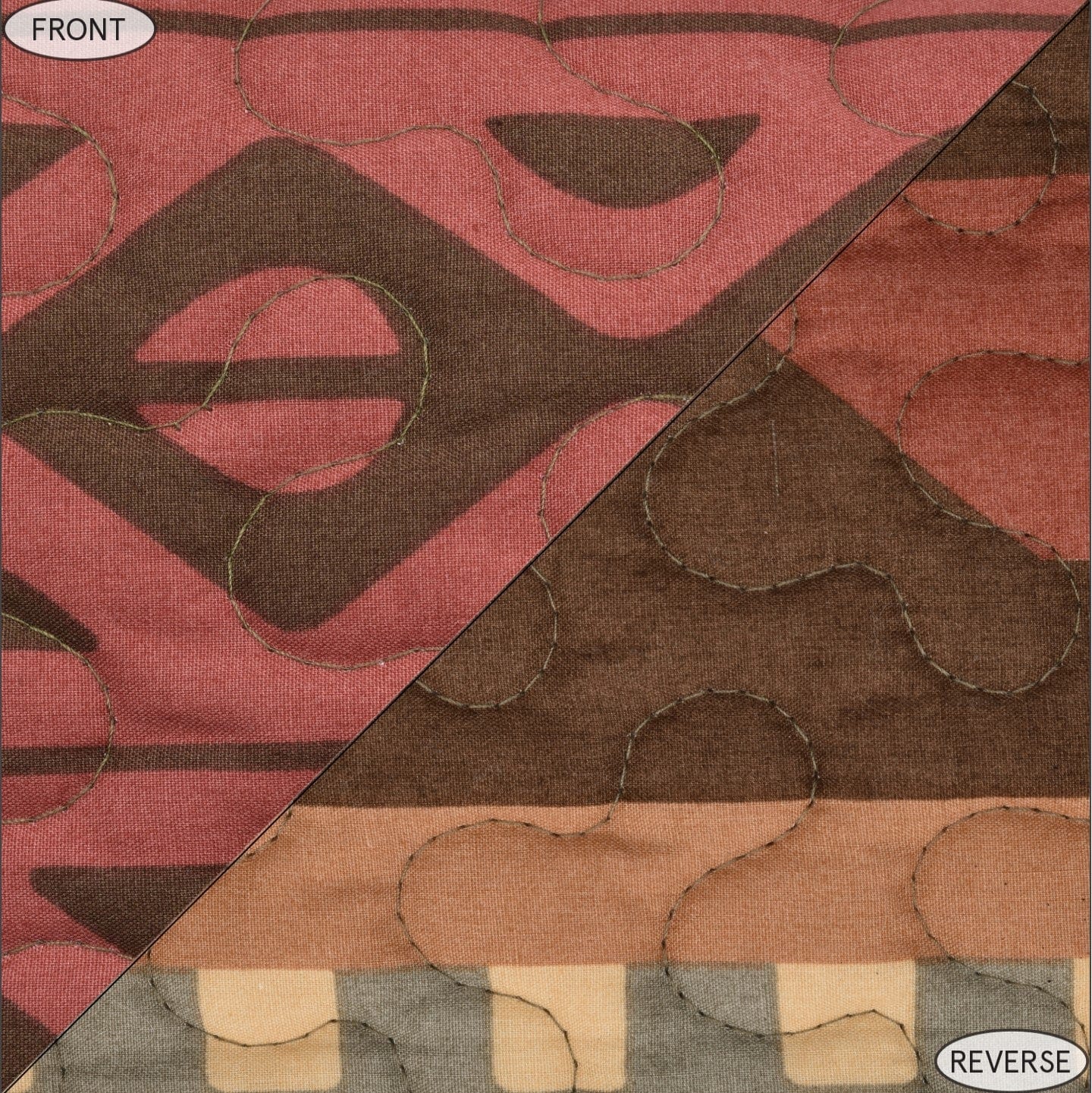 Broken Arrow Reversible Quilt Swatch