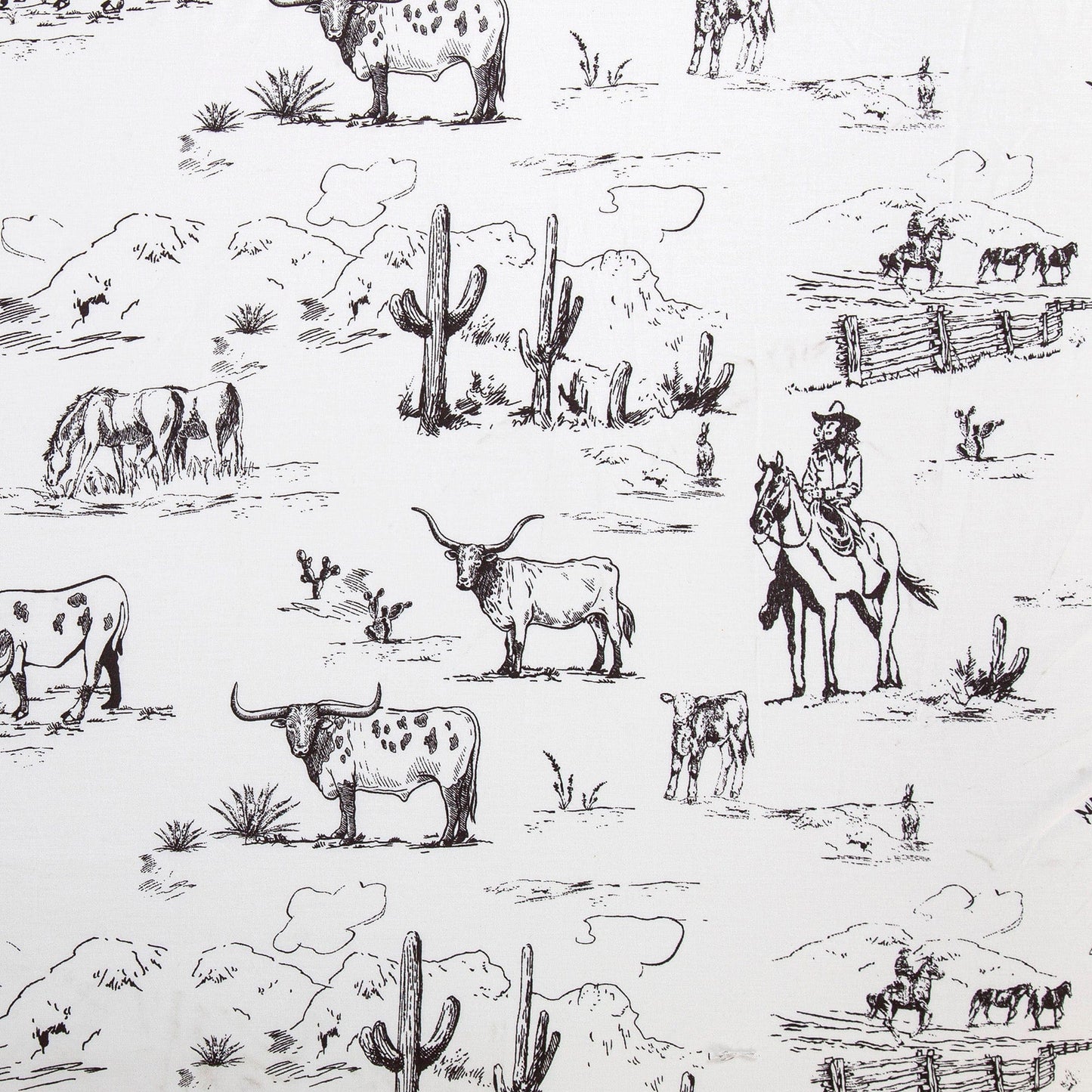 200TC Cotton Ranch Life Sheet Swatch