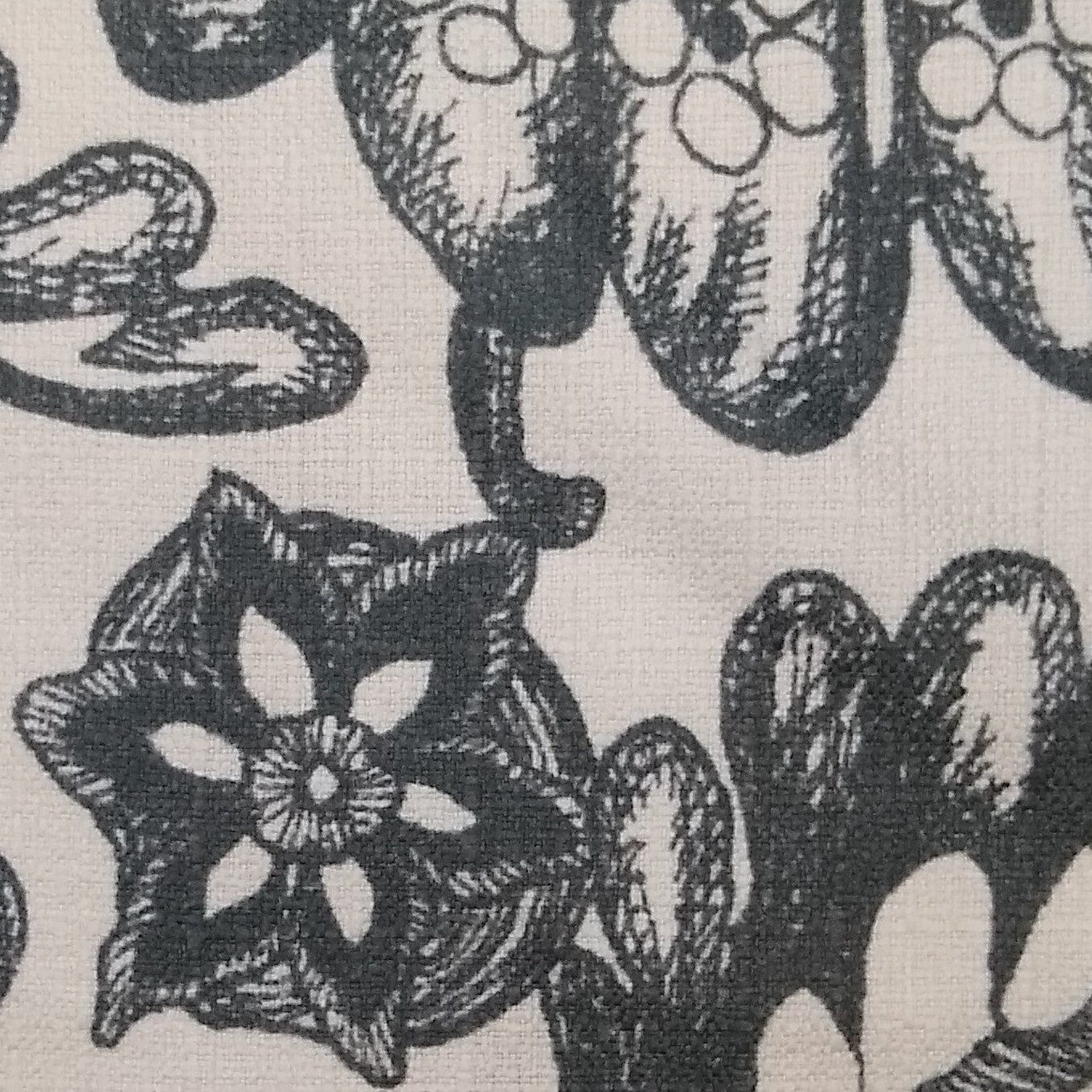 Augusta Toile Black Toile Swatch