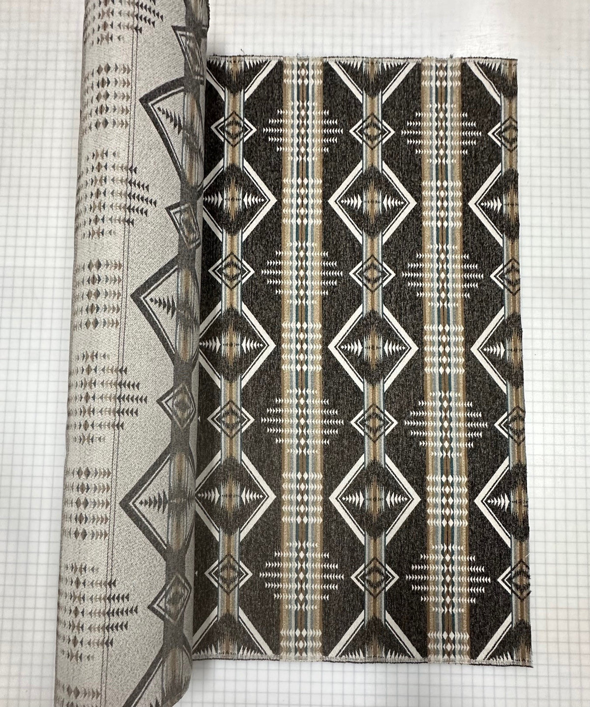 Trail Ride Smoke - Big House Fabrics Fabric by the Yard - Grade 30;Trail Ride Smoke - Big House Fabrics Fabric by the Yard - Grade 30 - View 2