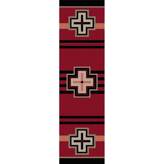 Hunter - Red-CabinRugs Southwestern Rugs Wildlife Rugs Lodge Rugs Aztec RugsSouthwest Rugs