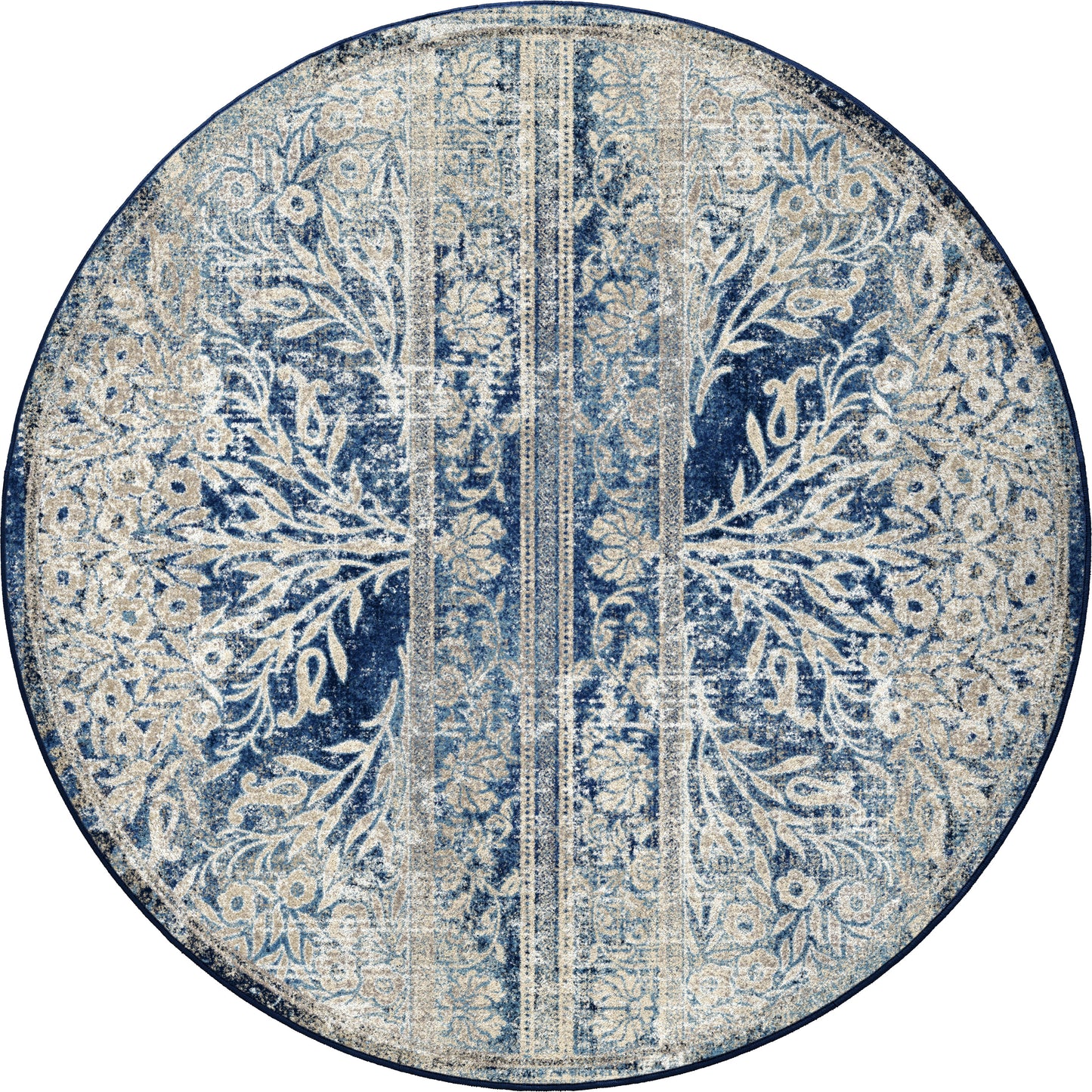 Delft Flowers Rug – Countryside – close up