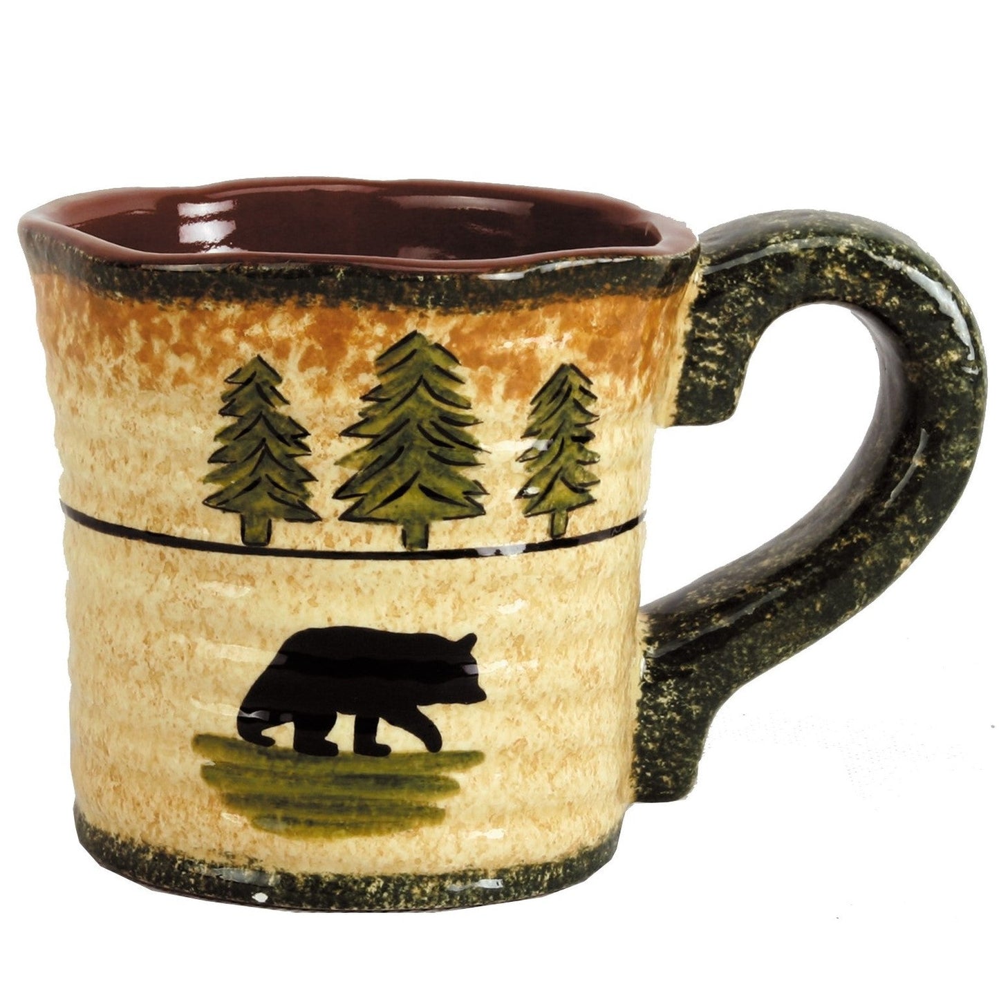 Rustic Bear Mug Set, 4 Pc