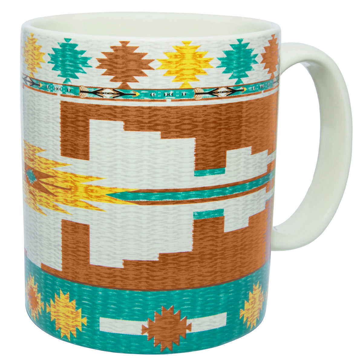 Pueblo Aztec Mug Set, 4 Pc