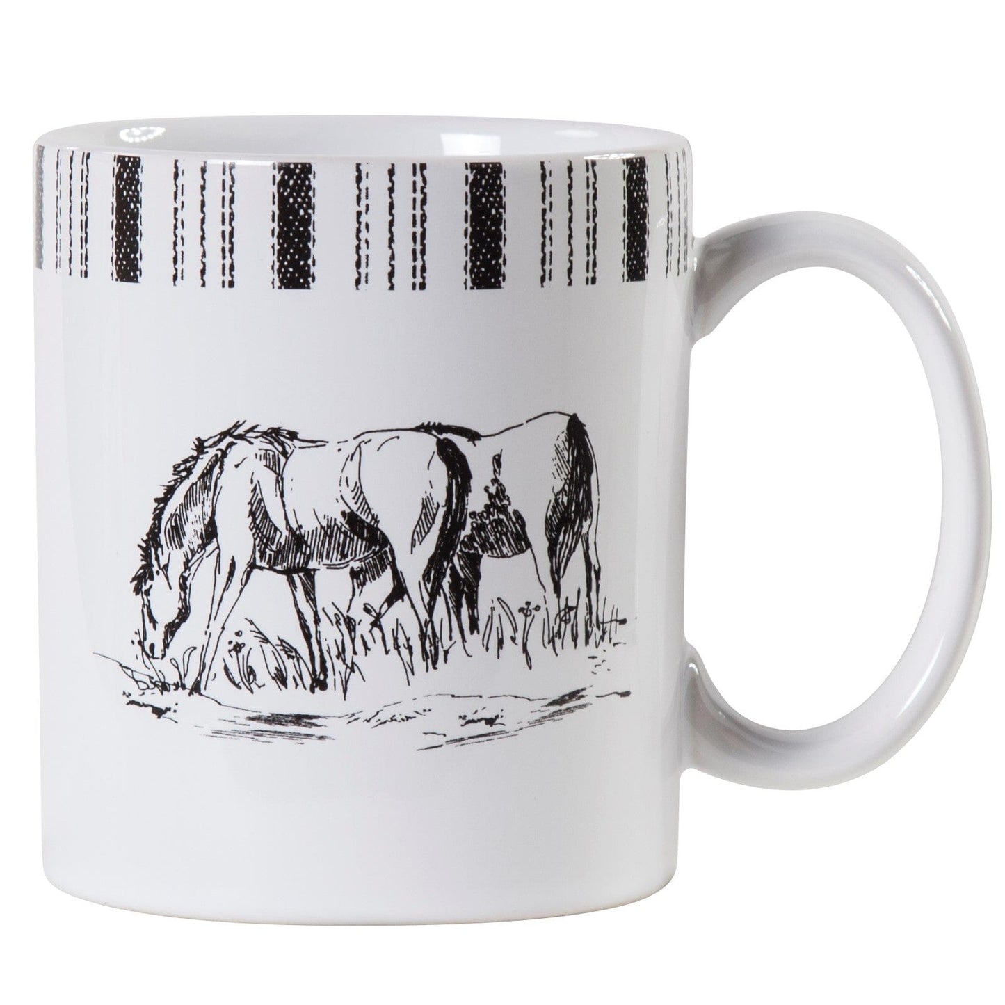 Ranch Life Remuda Mug Set, 4 Pc
