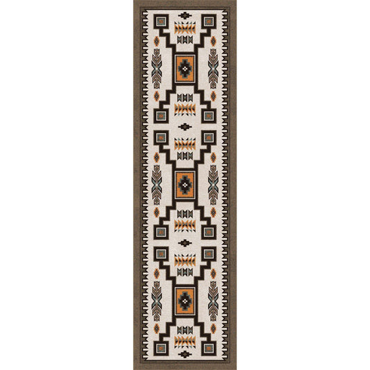 Old Timer Rug – Worn Saddle – detail view
