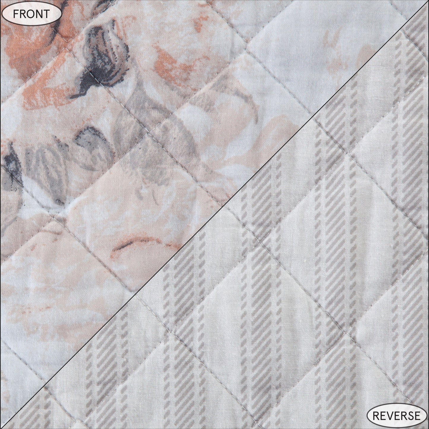 Colette Reversible Quilt Set, 3 Pc