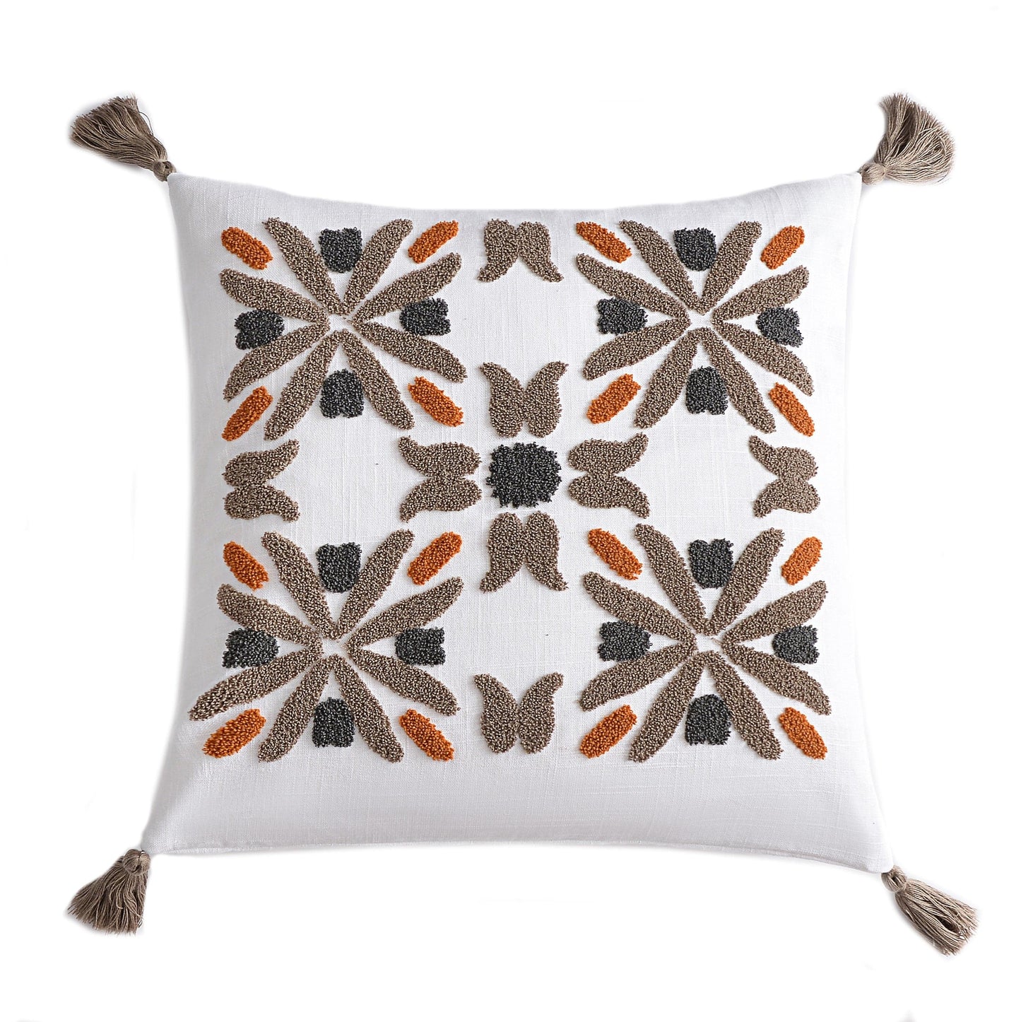Abbie Crewel Embroidery Pillow