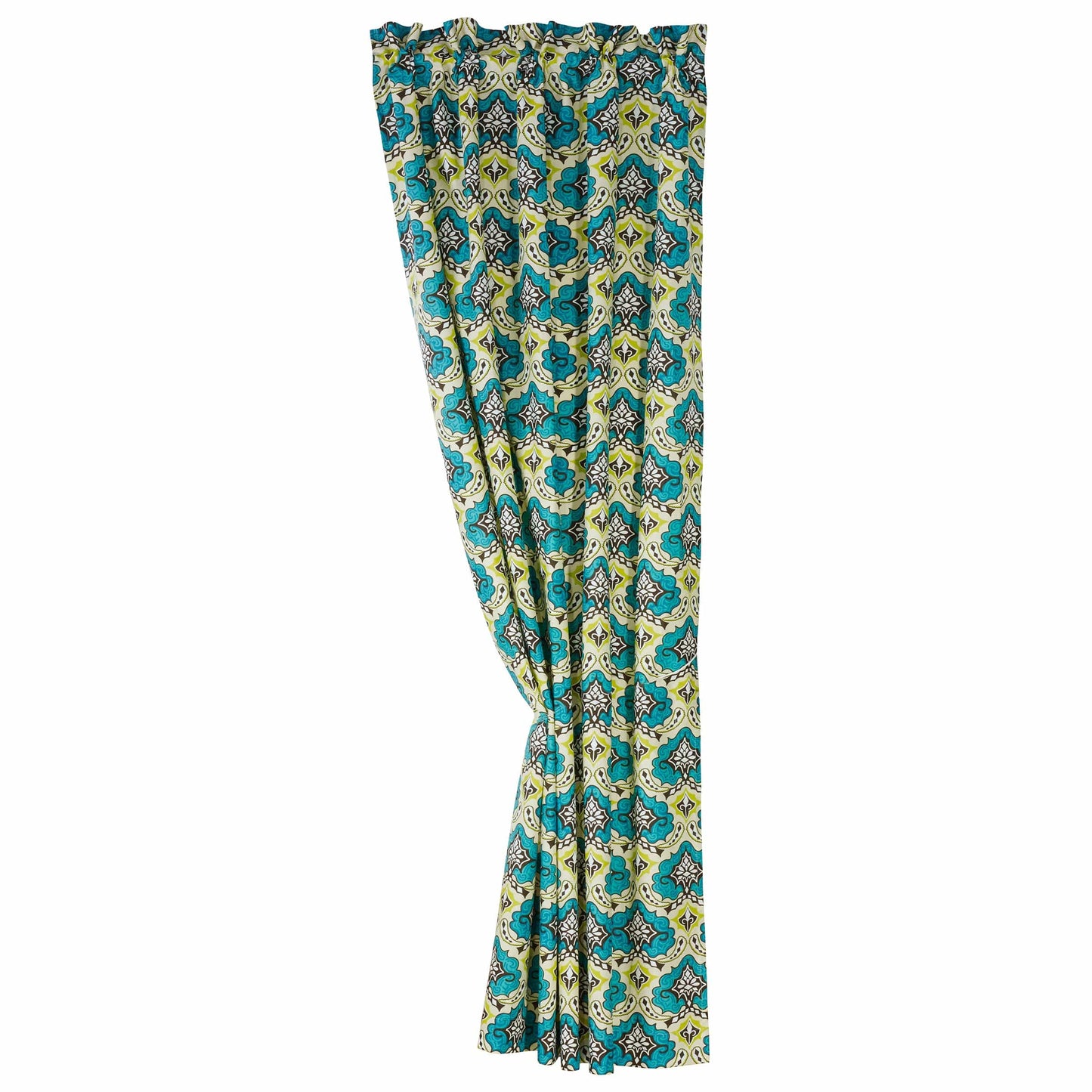 Salado Green & Turquoise Curtain
