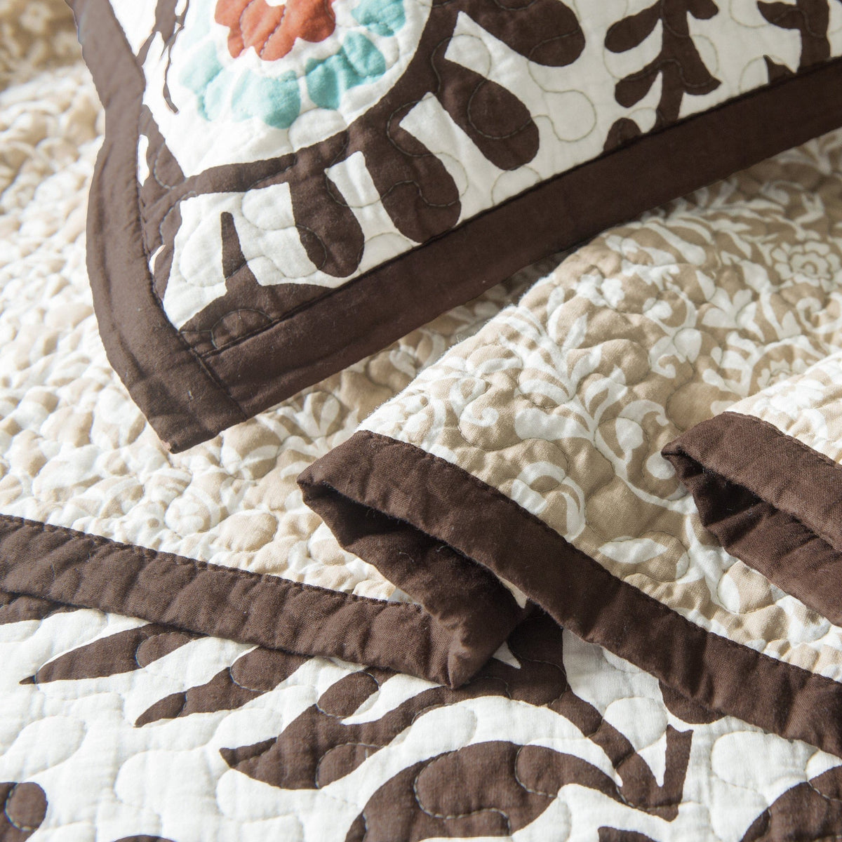 Rebecca Paisley Reversible Quilt Set, 2 Pc