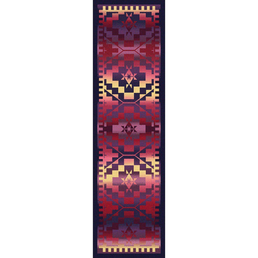 Rustic Crucifix - Sunset-CabinRugs Southwestern Rugs Wildlife Rugs Lodge Rugs Aztec RugsSouthwest Rugs