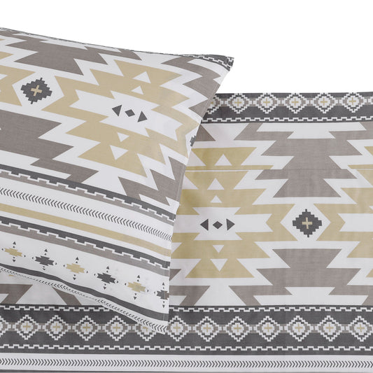 200TC Cotton Desert Sage Sheet Set, 3 Pc