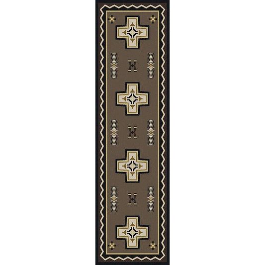 Saint Kateri Rug – Taupe – detail view