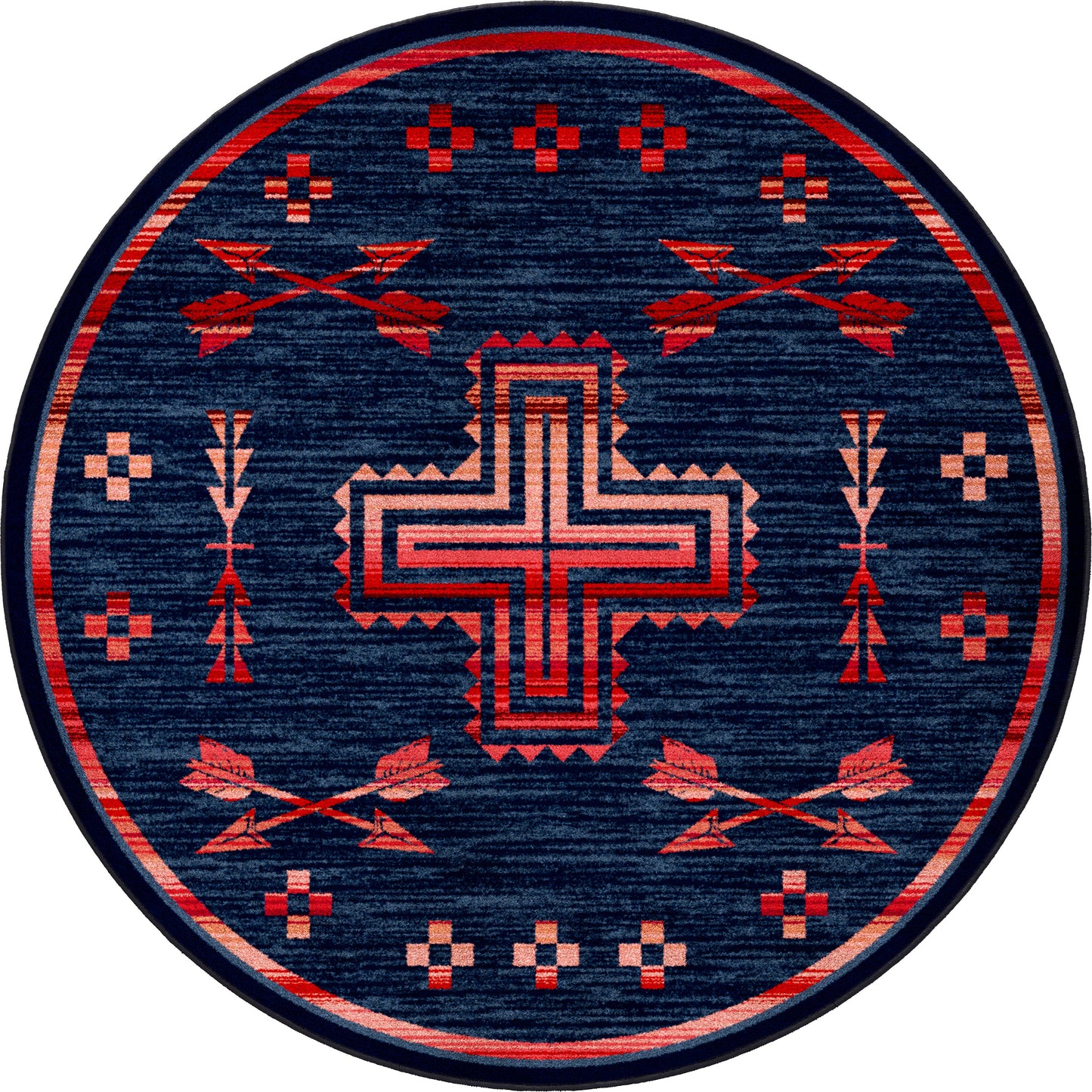 Shoot Me Straight Rug – Power Red – lifestyle