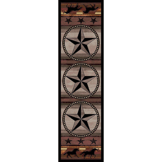 Southwest Stampede - Desert-CabinRugs Southwestern Rugs Wildlife Rugs Lodge Rugs Aztec RugsSouthwest Rugs