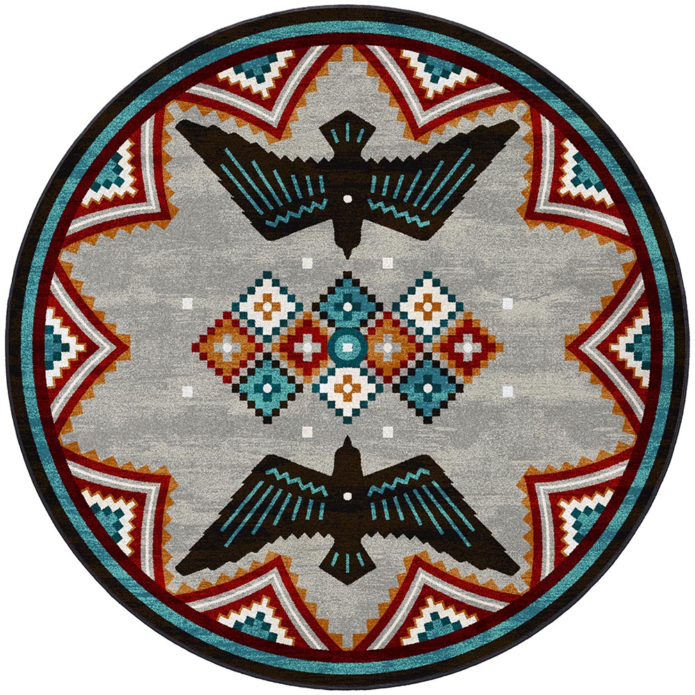 Sunset Dance OKA Rug – Electric – lifestyle