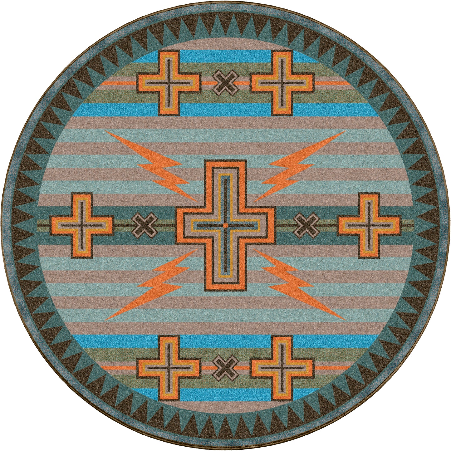 Tempest Rug – Turquoise – lifestyle