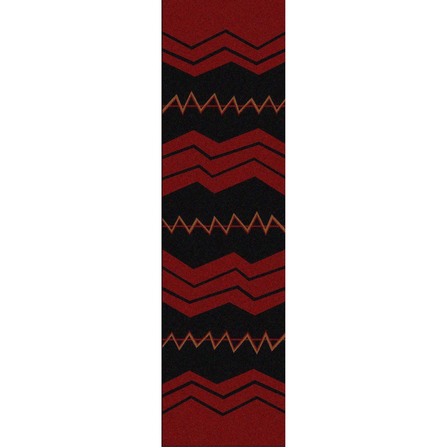War Path Rug – Red – detail view