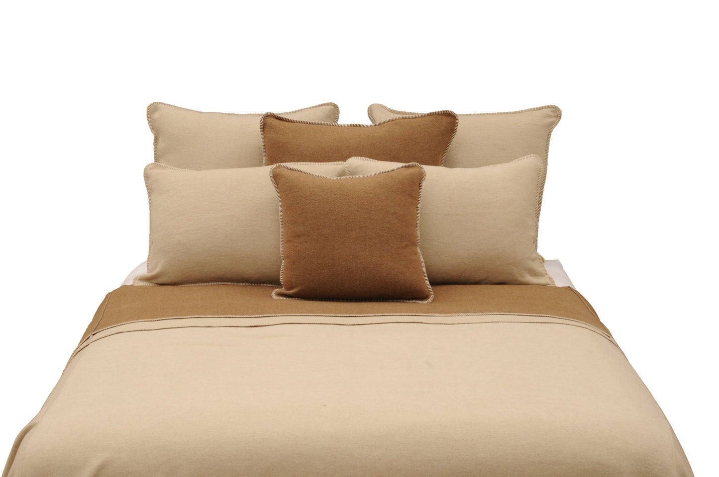 Solid Creme Pillow Sham by Wooded River