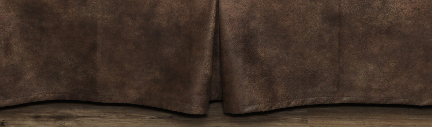 Wooded River Hudson Garnet Bed Skirt