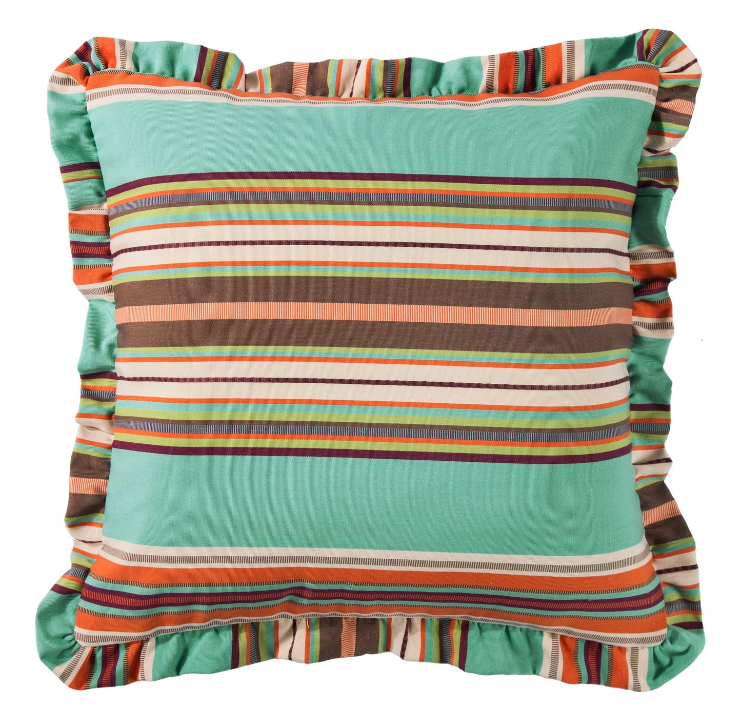 Serape Ruffle Design Euro Sham