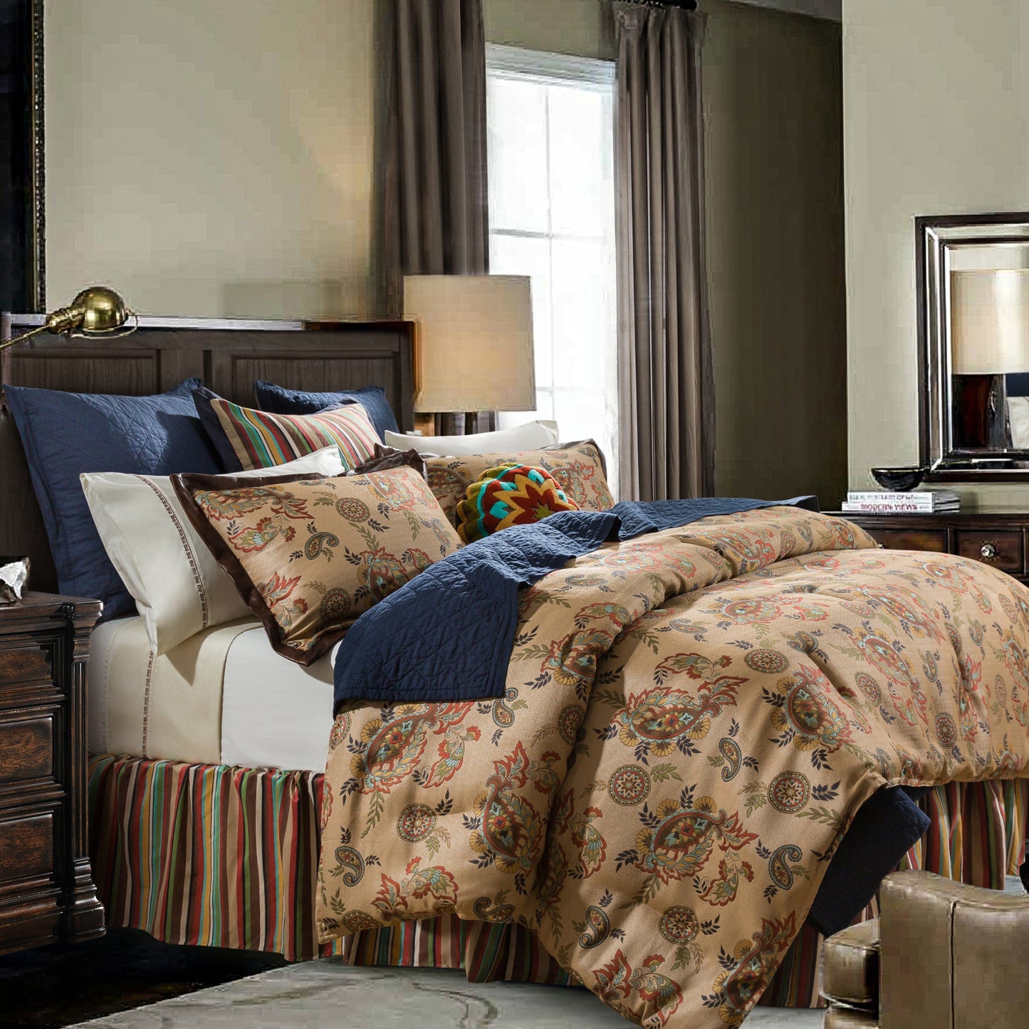 Tammy Paisley Comforter Set, 3 Pc