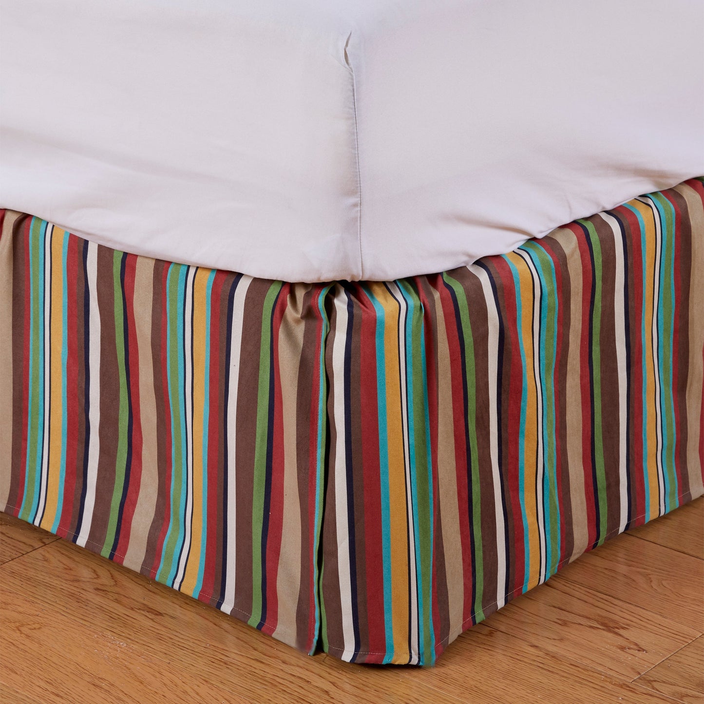 Tammy Multicolor Stripe Bed Skirt
