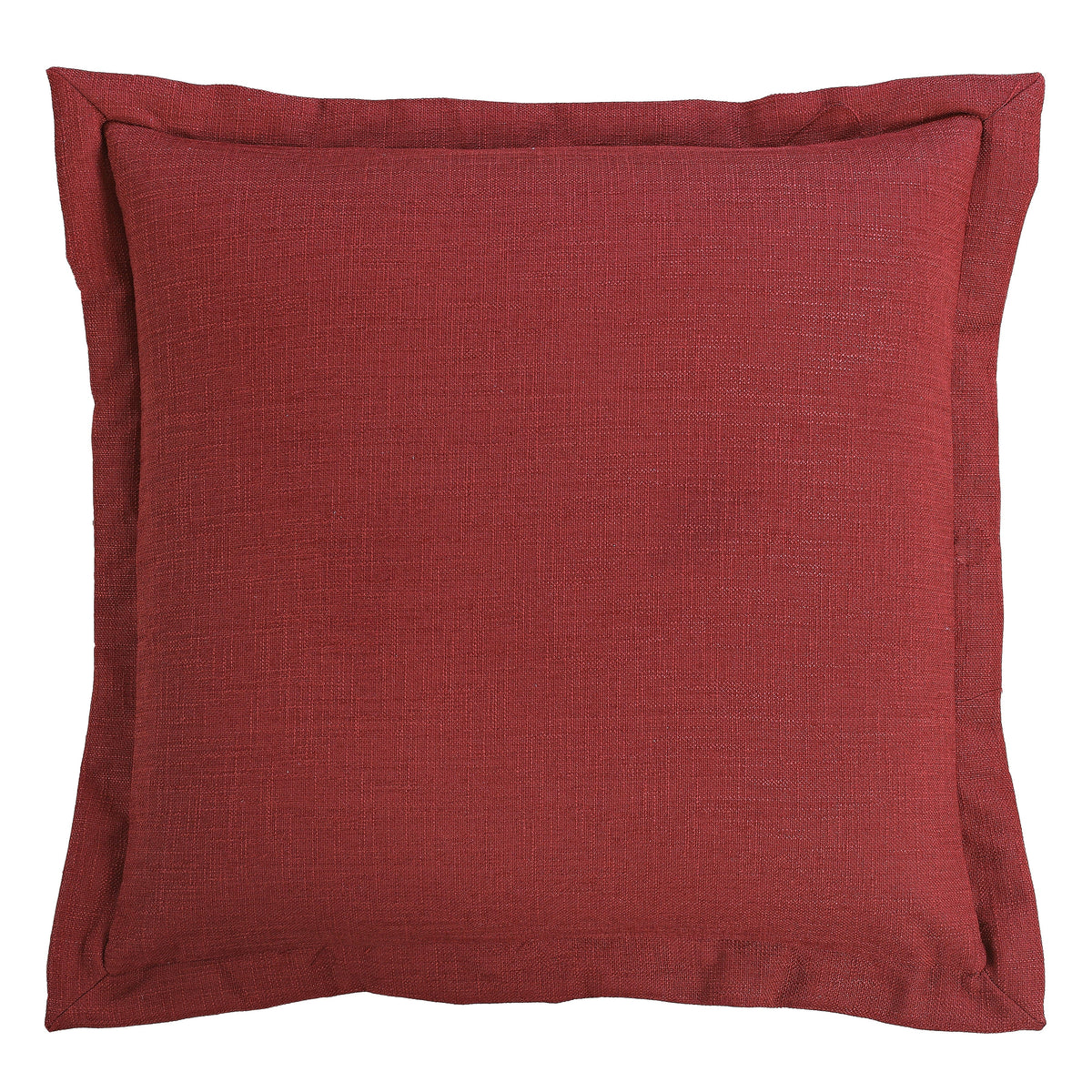 Ruidoso Garnet Red Flanged Euro Sham
