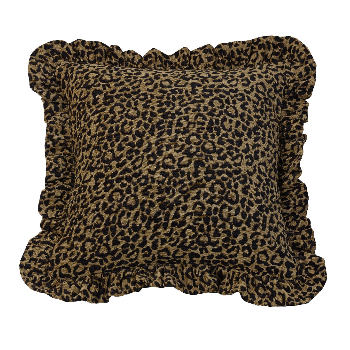 San Angelo Leopard Print Chenille Throw Pillow