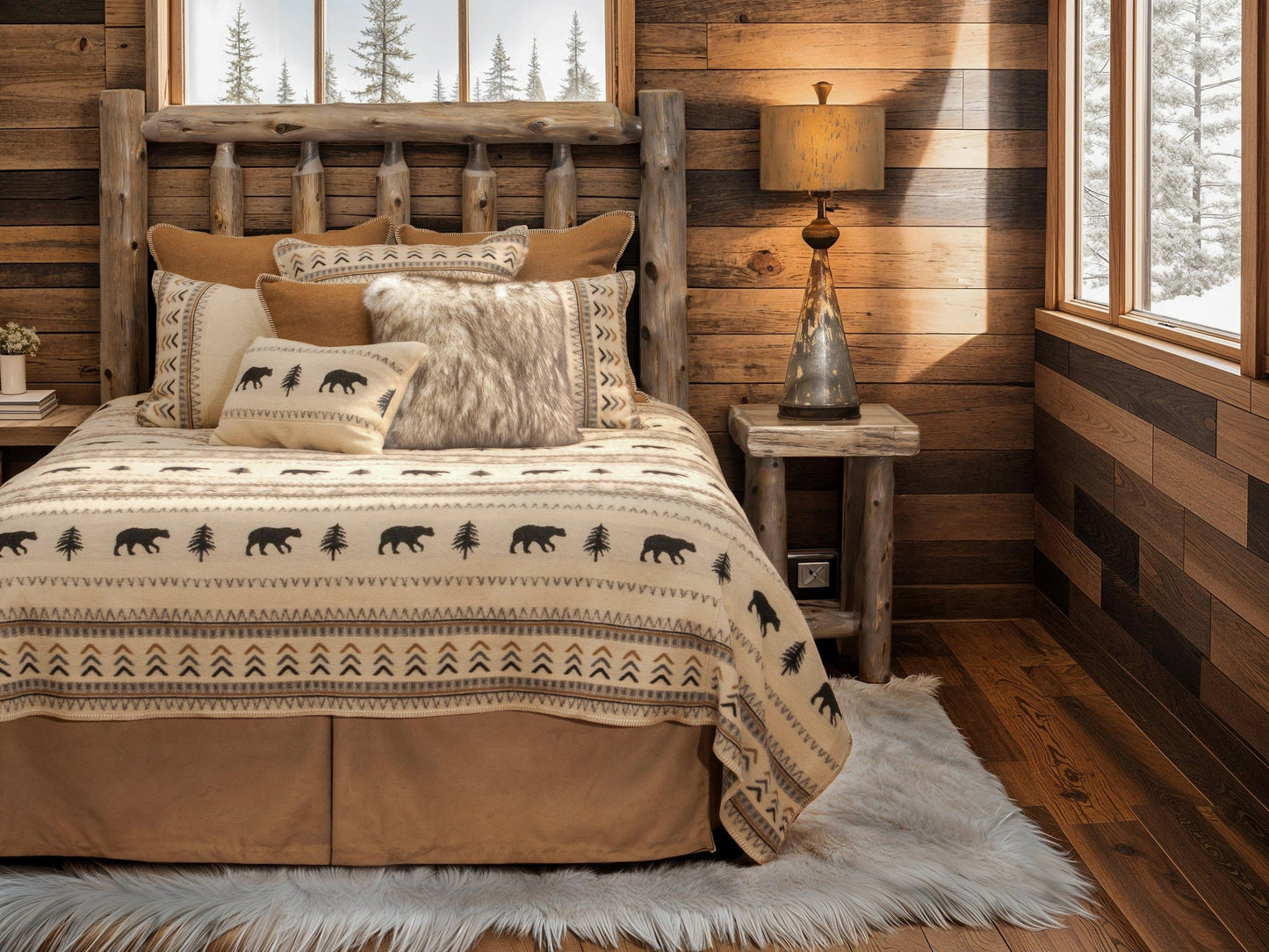 Boulder Pillow Sham by Wooded River