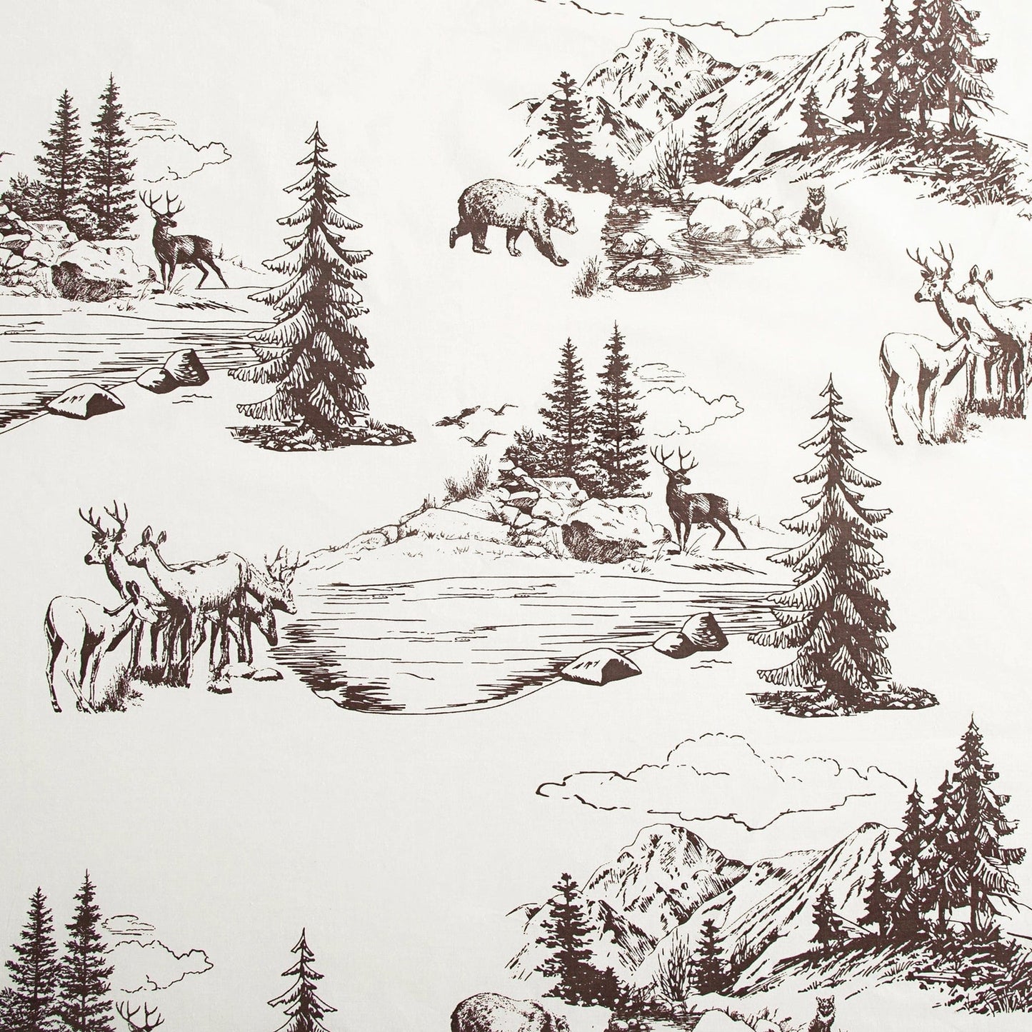 200TC Cotton White Pine Sheet Set