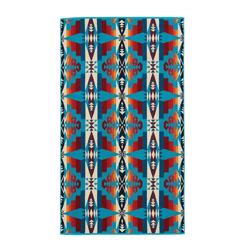 Tuscon Turquoise Oversized Spa Towel - Retreat Home Furniture