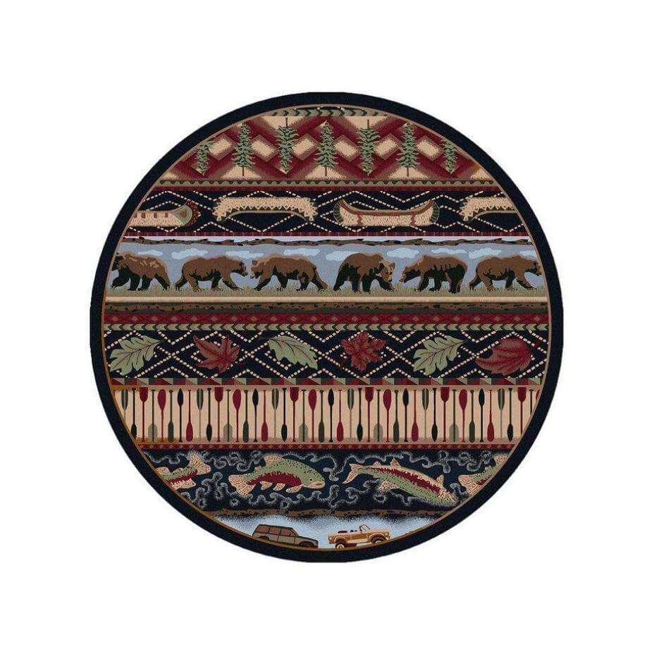 American Wildlife Rug – Multi – alternate view