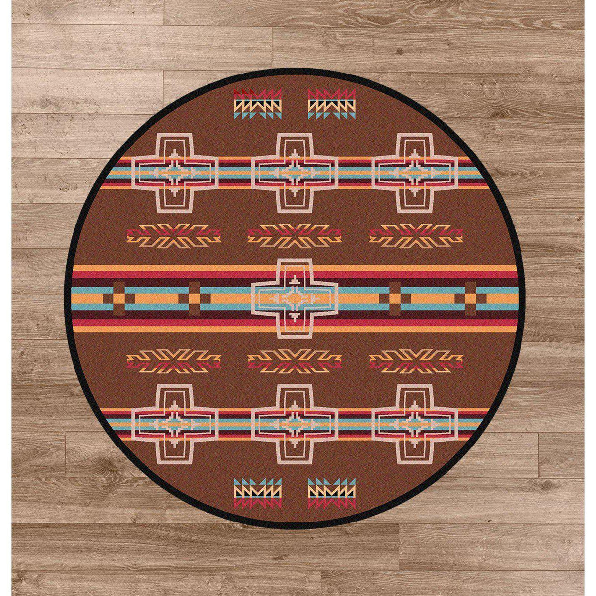 Canyon Crucifix Rug – Sunset – pattern detail