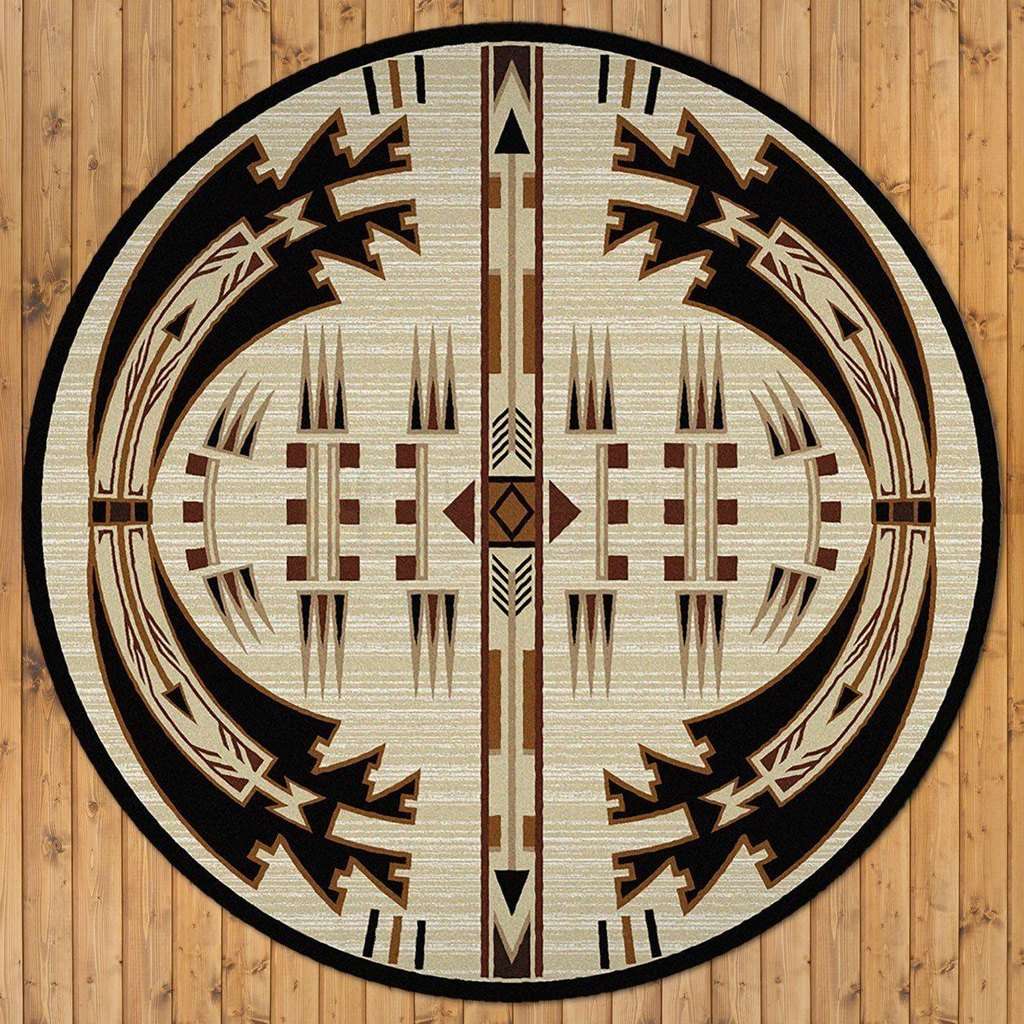Desert Vandals Rug – Natural – pattern detail