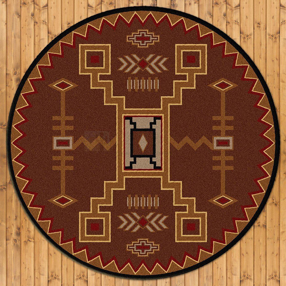 Desertstorm Rug – Brown – pattern detail
