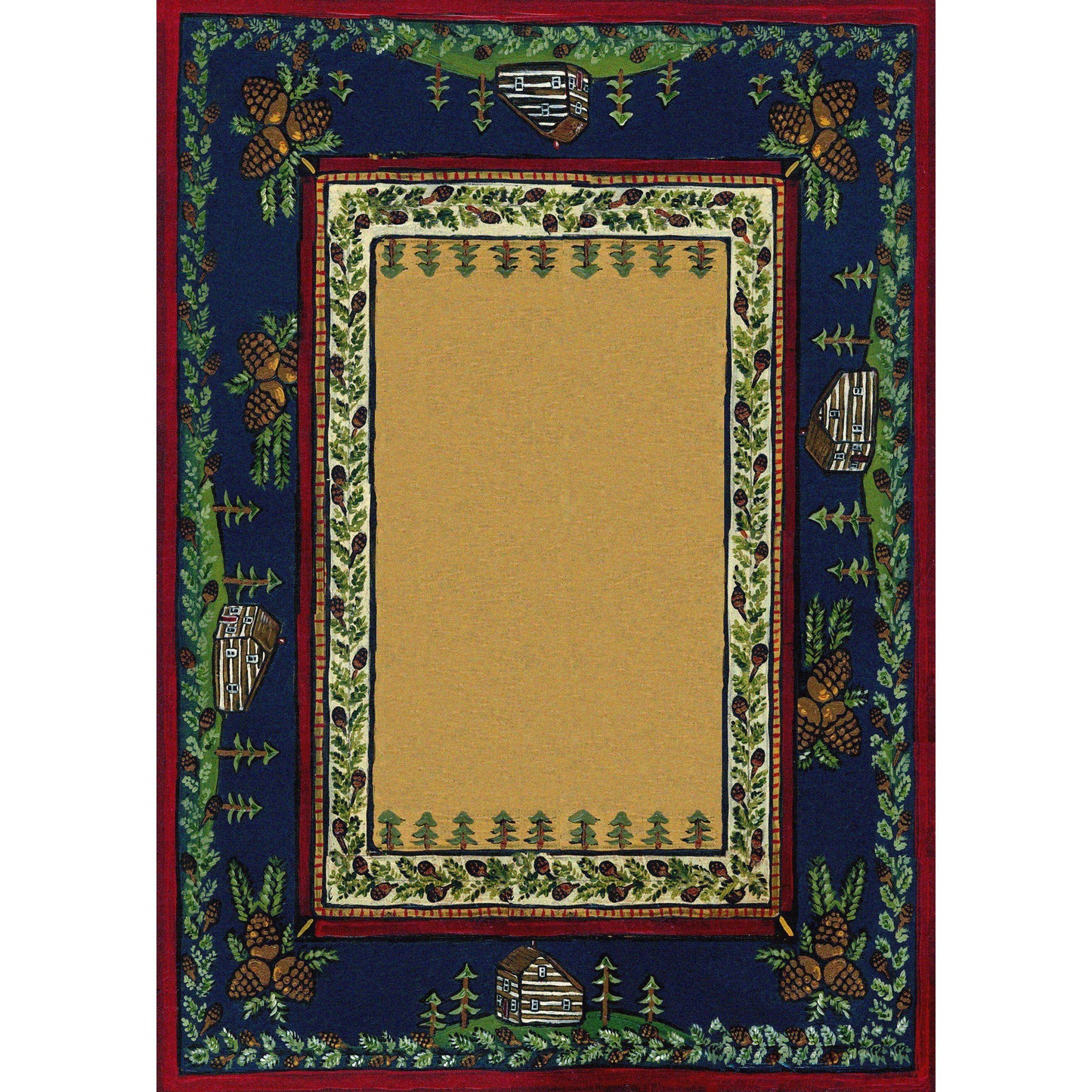 Going Through The Pines Rug – lifestyle