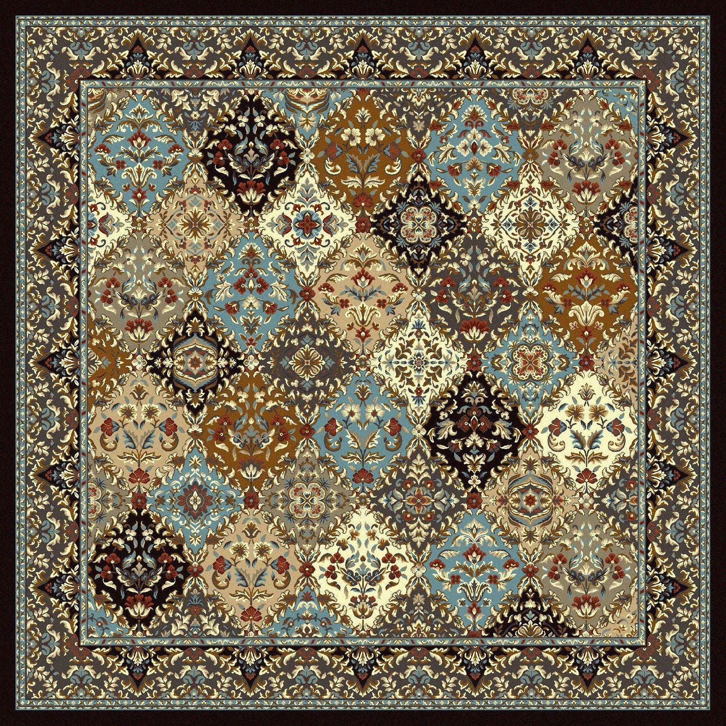 Nostalgia Rug – Multi – pattern detail