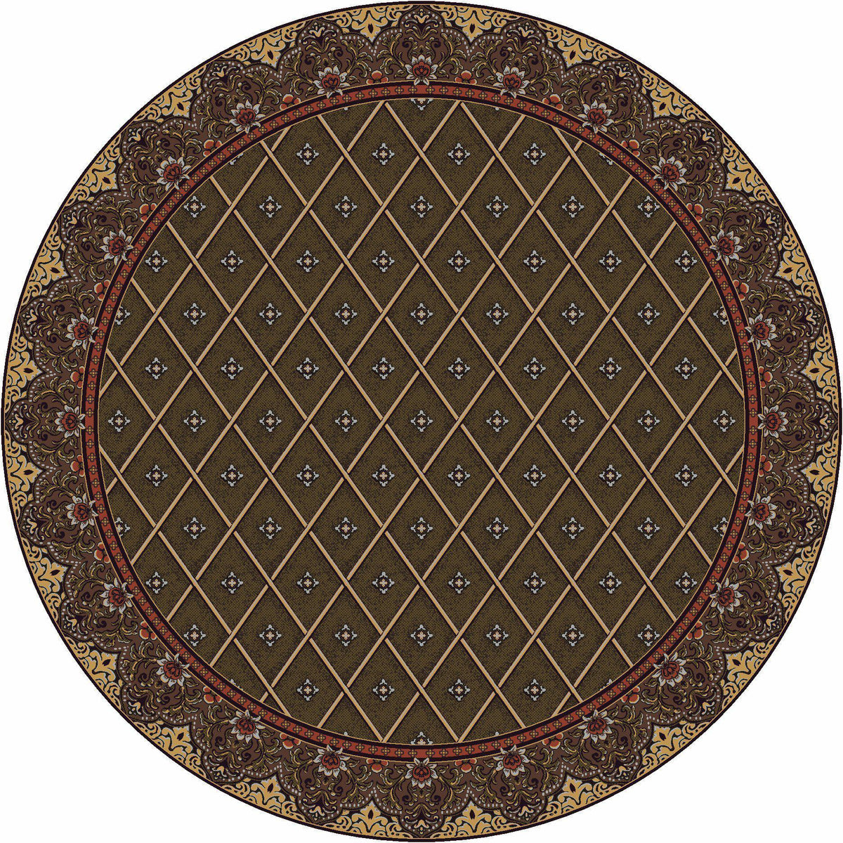 Peak Seeker Rug – Meadow – pattern detail