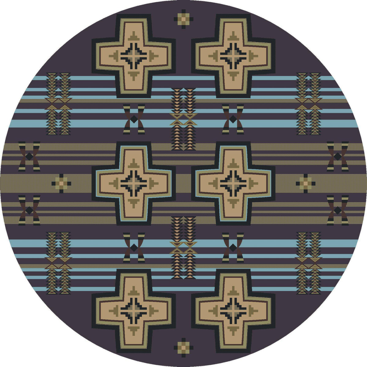 Rio Grande Rug – Night Sky – pattern detail