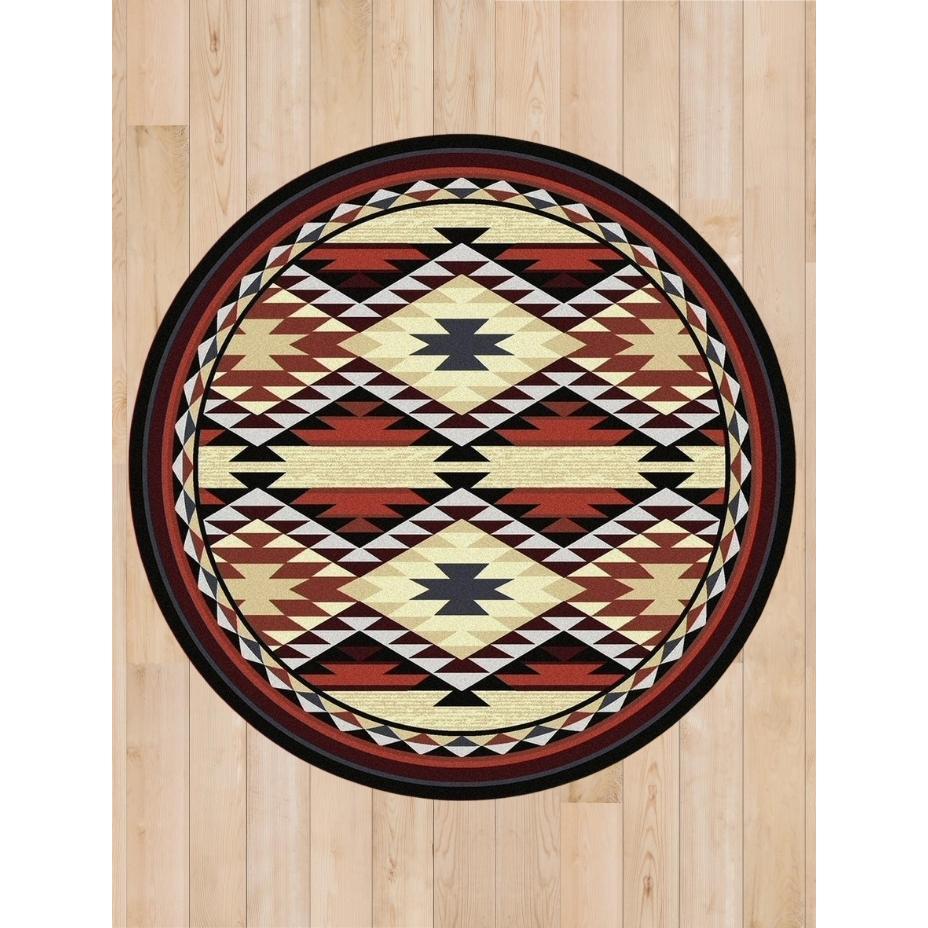 Rio Grande Rug – Rust – pattern detail