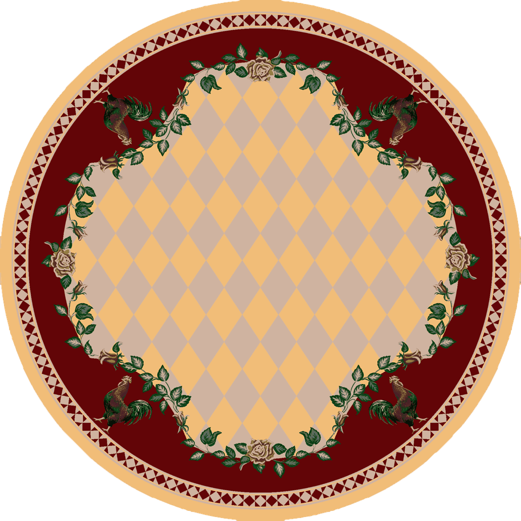 Southwestern Farm Rug – Yellow – pattern detail