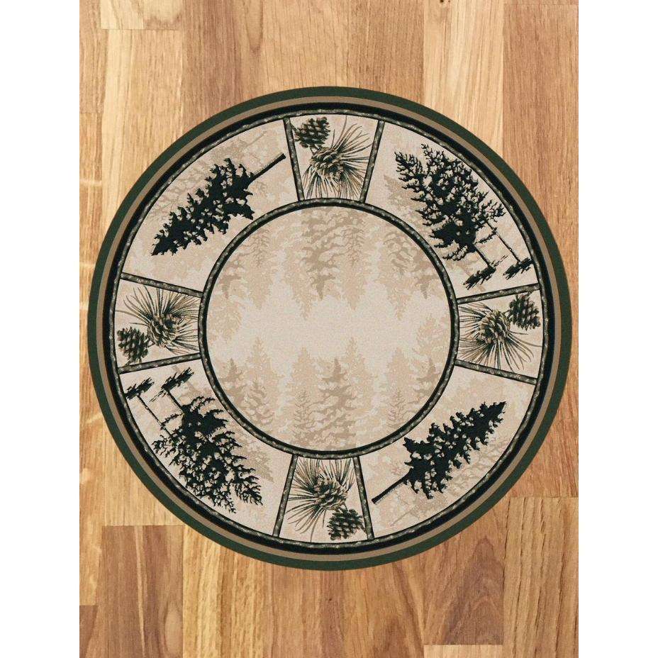 Stoic Forest Rug – Forest – pattern detail