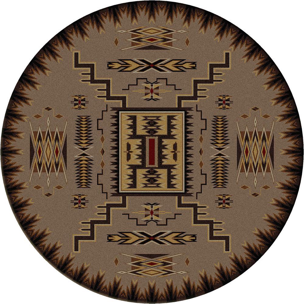 Thunder Catcher Rug – Chestnut – pattern detail
