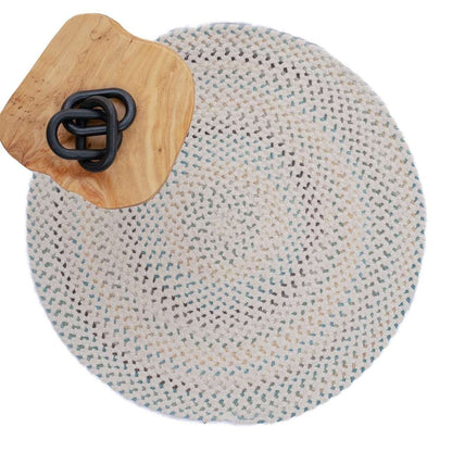 Dramatic Static Cyber White Rug – detail view