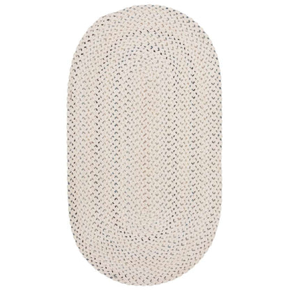 Dramatic Static Cyber White Rug – close up