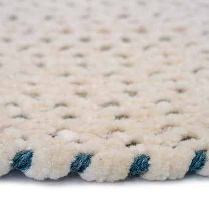 Dramatic Static Cyber White Rug – alternate view