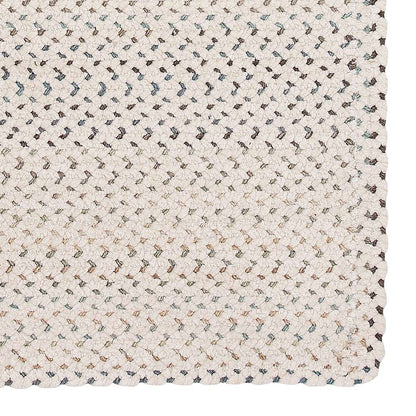 Dramatic Static Cyber White Rug – alternate view